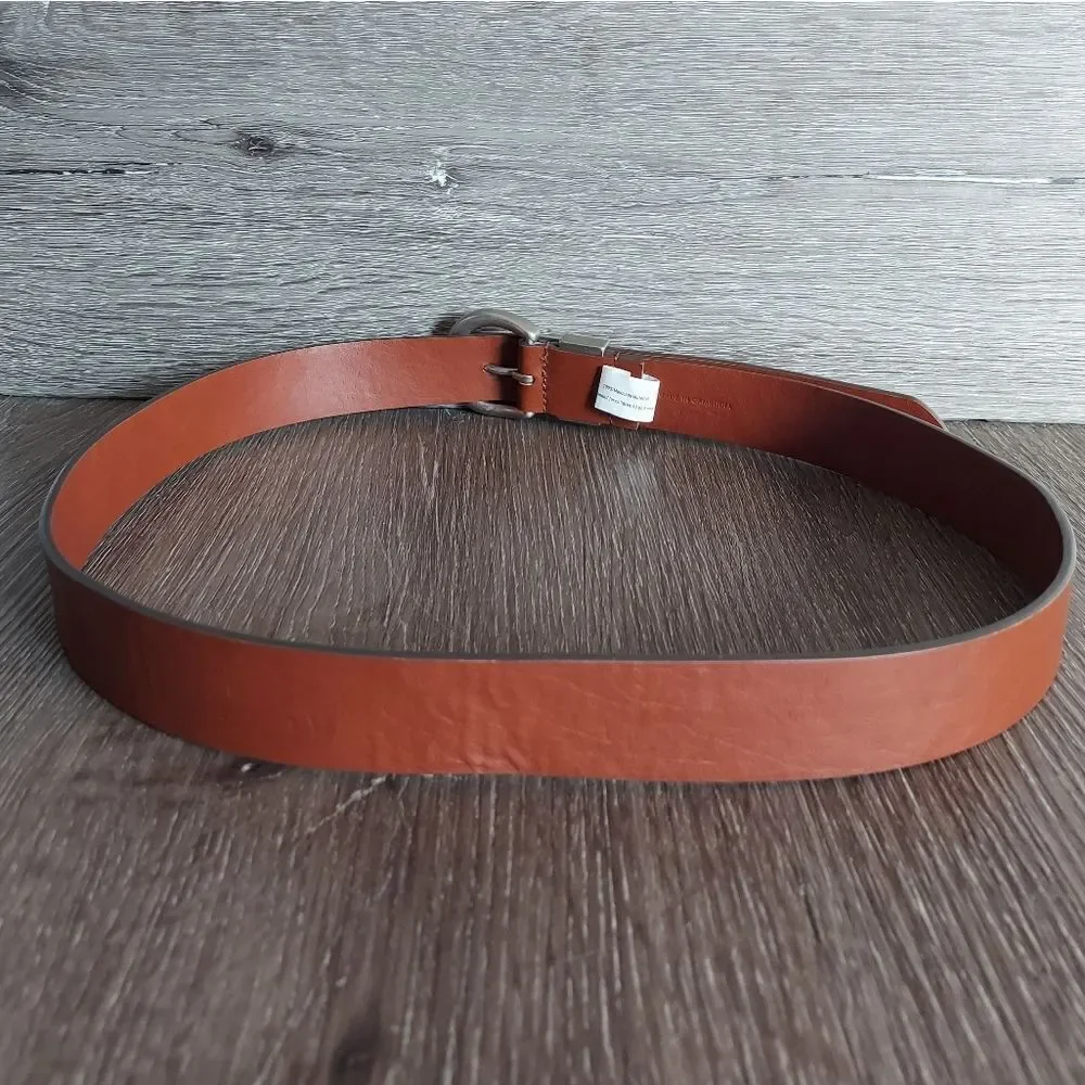 Relic Brown Faux Leather Belt Size Large